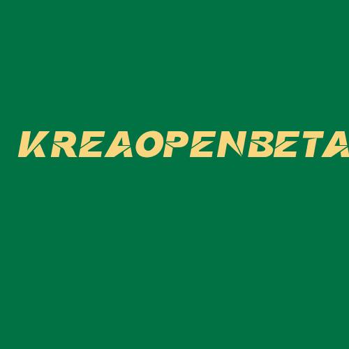 Logo da KREAOPENBETA